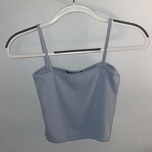 Cute blue tank top!